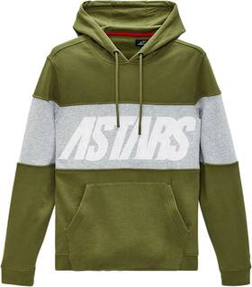 12115121067xl Alpinestars Border Hoodie - Olive For Xl