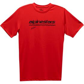 12117380030l Alpinestars Tech Line Up Performance T-shirt Lg Red