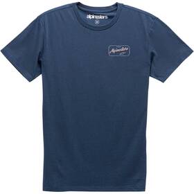121174007702x Alpinestars Turnpike Premium T-shirt Navy Xx-large Blue