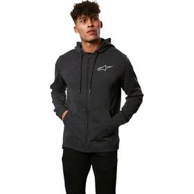 121253600191m Alpinestars Ageless Chest Hoodie Md Charcoal