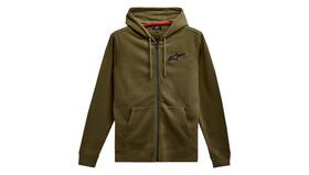 1212536006910l Alpinestars Ageless Chest Hoodie Lg Green