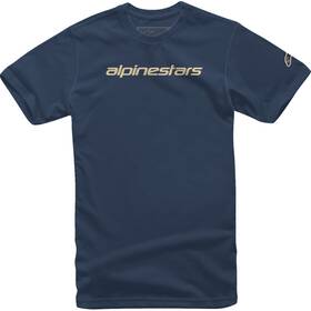 1212720207128m Alpinestars Linear Wordmark T-shirt Md Blue