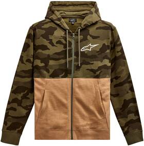 1213-51050-6923-l Alpinestars Camo Block Hoodie Military Sand Large Green