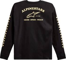 1213-71840-10-xxl Alpinestars Sunday Longsleeve Shirt Xx-large Black