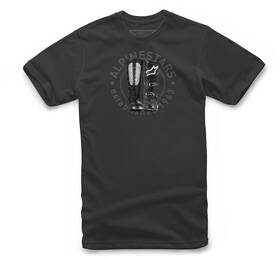1213-72510-10-s Alpinestars Victory Revolve Tee Black Small - Classic Printed Short Sleeve Shirt