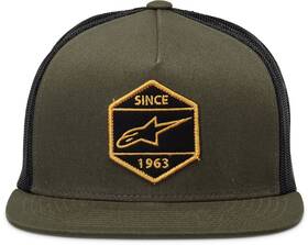 1213-81014-6910-tu Alpinestars Bolt Trucker Hat Military/black Osfm Green