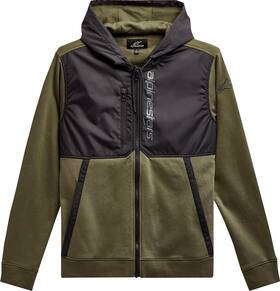 12135100069102x Alpinestars Aligned Zip Hoodie 2xl Military/black