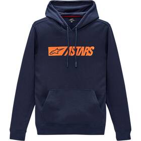 1213516607032l Alpinestars Reblaze Hoodie - Navy/orange Large