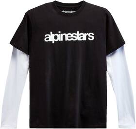 12137130010202x Alpinestars Stack Long-sleeve Knit T-shirt Black/white 2xl Part