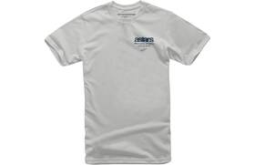 12137204619m Alpinestars Sign Up T-shirt Md Silver