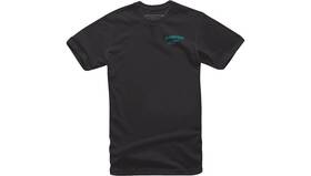 12137260010xl Alpinestars Speedway T-shirt X-large Black/turquoise