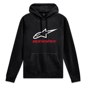 1214-51812-1232-l Alpinestars Always Fits 2.0 Hoodie Black/white/red Lg