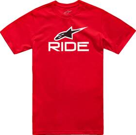1214-73112-321-xl Alpinestars Ride 4.0 T-shirt - Red/white/black For Xl