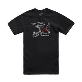 1214-73116-10-l Alpinestars Mx Helmet Csf T-shirt Lg Black