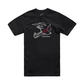1214-73116-10-xxl Alpinestars Mx Helmet Csf T-shirts 2xl Black