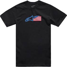 1214-73124-10-l Alpinestars Racing Usa Csf T-shirts Black Lg