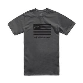 1214-73130-1810-xl Alpinestars Flag Csf T-shirt X-large Charcoal/black