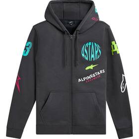 1215-53200-190-xl Alpinestars Variegate Zip Hoodie - Metal Xl