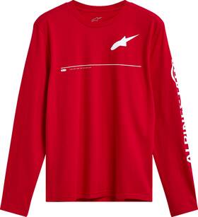 1215-71200-30-2x Alpinestars Committed Long-sleeve Csf T-shirt - Red 2xl