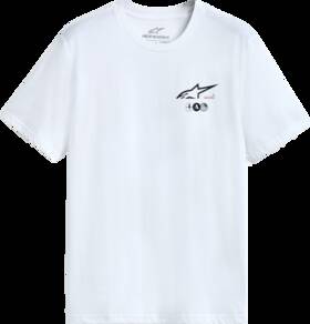 1215-72270-20-m Alpinestars Asym For Ss Csf Tee White Md