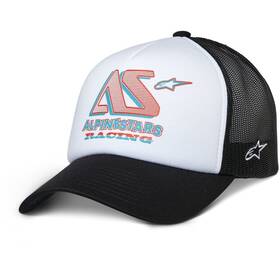 1215-81240-2010-os Alpinestars Ayess Trucker Hat - White/black