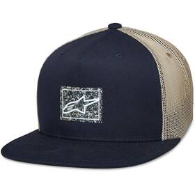 1215-81350-706-os Alpinestars Mackinic Trucker Hat - Navy/khaki