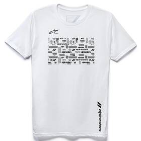 123072109202x Alpinestars Chaotic T-shirt 2xl White