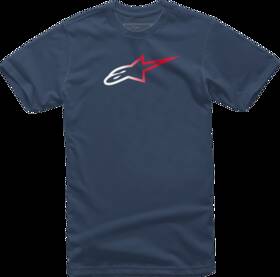 1232-72202-70-s Alpinestars Ageless Fade T-shirt Navy Small Blue