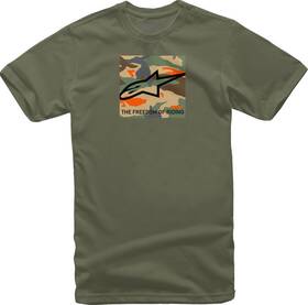 1232-722206902x Alpinestars Free Camo Military T-shirt Size 2x-large