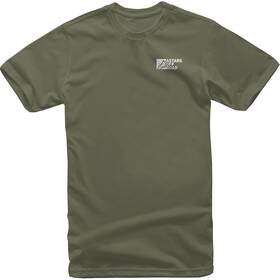 1232-72224690xl Alpinestars Painted T-shirt - Military Green Xl
