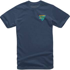 1232-72226-70-xxl Alpinestars Racing Then Tee - Navy 2xl
