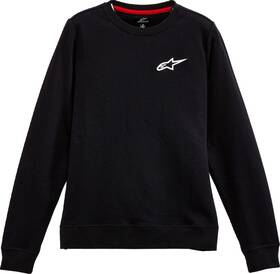 12325182010m Alpinestars Womens Ageless Crew Black Fleece Size Medium