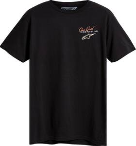 123372150102xl Alpinestars Flagged Black T-shirt Size 2x-large
