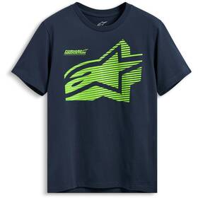 1235-72325-70-xl Alpinestars Fasting Ss Csf Tee - Navy Xl