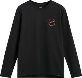 1235-74105-10-xl Alpinestars True Long-sleeve Csf T-shirt - Black For Xl