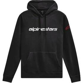 1244-52040-1232-m Alpinestars Sz M Black Linear Wordmark V3 Hoody