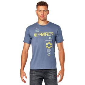 1244-72000-734-m Alpinestars Animous Csf T-shirt - Slate Blue Medium