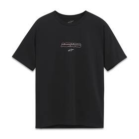 1244-72020-10-s Alpinestars Bold Type Back Csf Ss Tee - Black Small