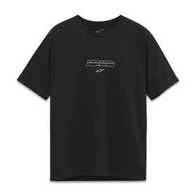 1244-72020-10-xl Alpinestars Bold Type Back Csf Ss Tee Black Xl
