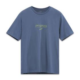 1244-72020-734-xxl Alpinestars Bold Type Back Csf T-shirt 2xl Blue