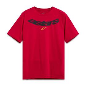 1244-72230-30-m Alpinestars Elliptic Csf Ss Tee Red Md