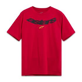 1244-72230-30-s Alpinestars Elliptic Csf Ss Tee Red Sm
