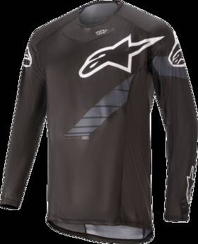 1760220-104-xl Alpinestars Techstar Long-sleeve Jersey Black/gray Xl