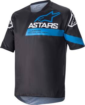 1762922-1078-xl Alpinestars Racer V3 Short-sleeve Jersey Black/bright Blue Xl