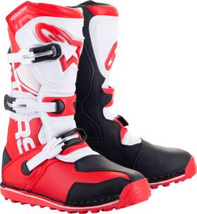 2004017-3016-6 Alpinestars Tech T Boots Bright Red/black/white Sz 6