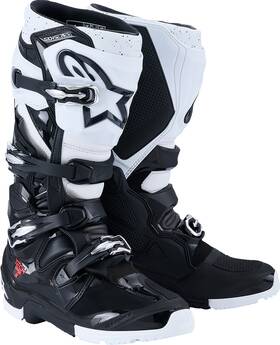 2010426-12-11 Alpinestars Tech 7 Enduro Boots - Black/white Us 11 Part