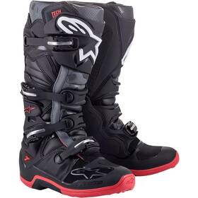 2012014-1153-13 Alpinestars Tech 7 Boots - Black/gray/red Size 13