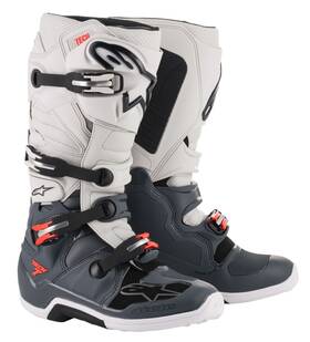 2012014-930-11 Alpinestars Tech 7 Previous Collection Darkgry/lghtgry/red Boots Size 11