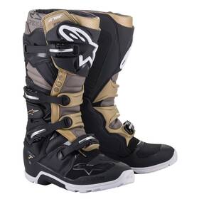 2012620-1959-12 Alpinestars Tech 7 Boots - Black/gray/gold Us 12