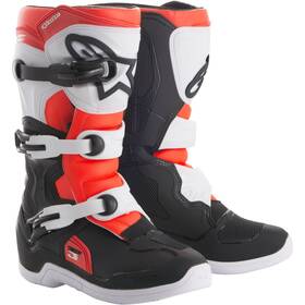 2014018-1231-4 Alpinestars Tech 3s Boots - Black/white/red Size 4
